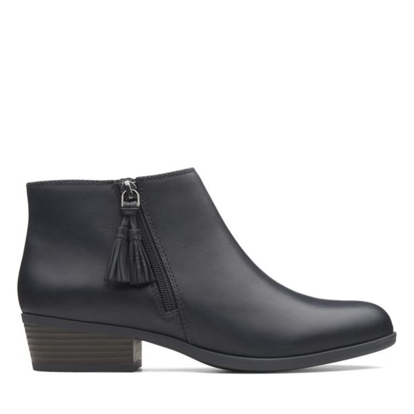 Clarks Womens Addiy Terri Ankle Boots Black | CA-2956708